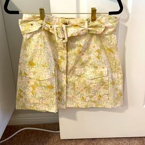 Floral mini skirt. Us size 8